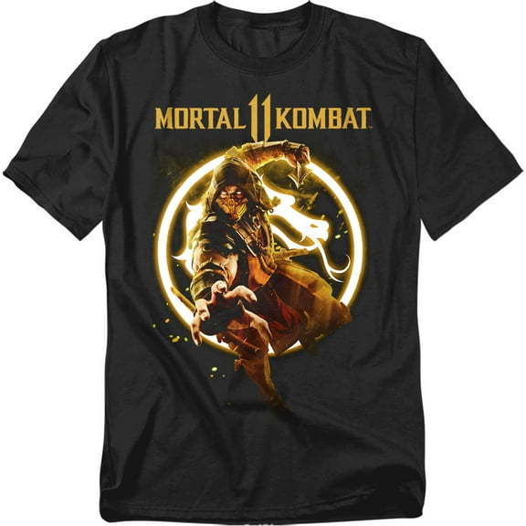 Mortal Kombat 11 T-Shirt Scorpion Flames Unisex Graphic Tee For Men & Women