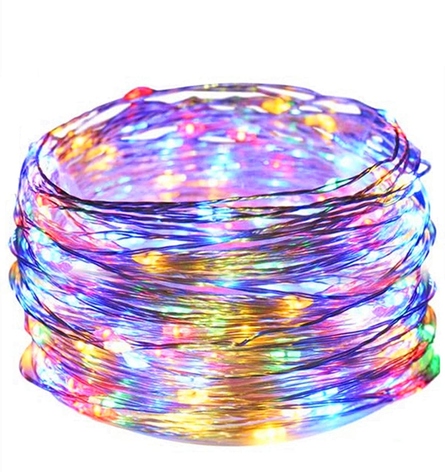 Multi-Colored 10M 100 LED Copper Wire LED String Fairy Lights for Decoration 
