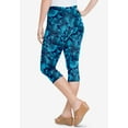 thumbnail image 6 of Roaman's Women's Plus Size Petite Plus Size Essential Stretch Capri Legging, 6 of 6