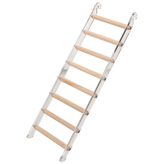 CRAFTHROU Cage Enrichment Parrot Climbing Ladder Multi 1Set 13.6x3.9x0.8In