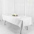 thumbnail image 4 of BalsaCircle 10 Pieces 54" x 96" White Rectangle Polyester Tablecloths Table Cover Linens, 4 of 8