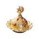 thumbnail image 2 of Quemador de Incienso Árabe mayimx Soporte de Vela Decorativo Incensario de Metal Portátil, 2 of 9