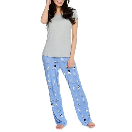 

Nite Nite Munki Munki Women s Yoga Animal Sleepwear Set