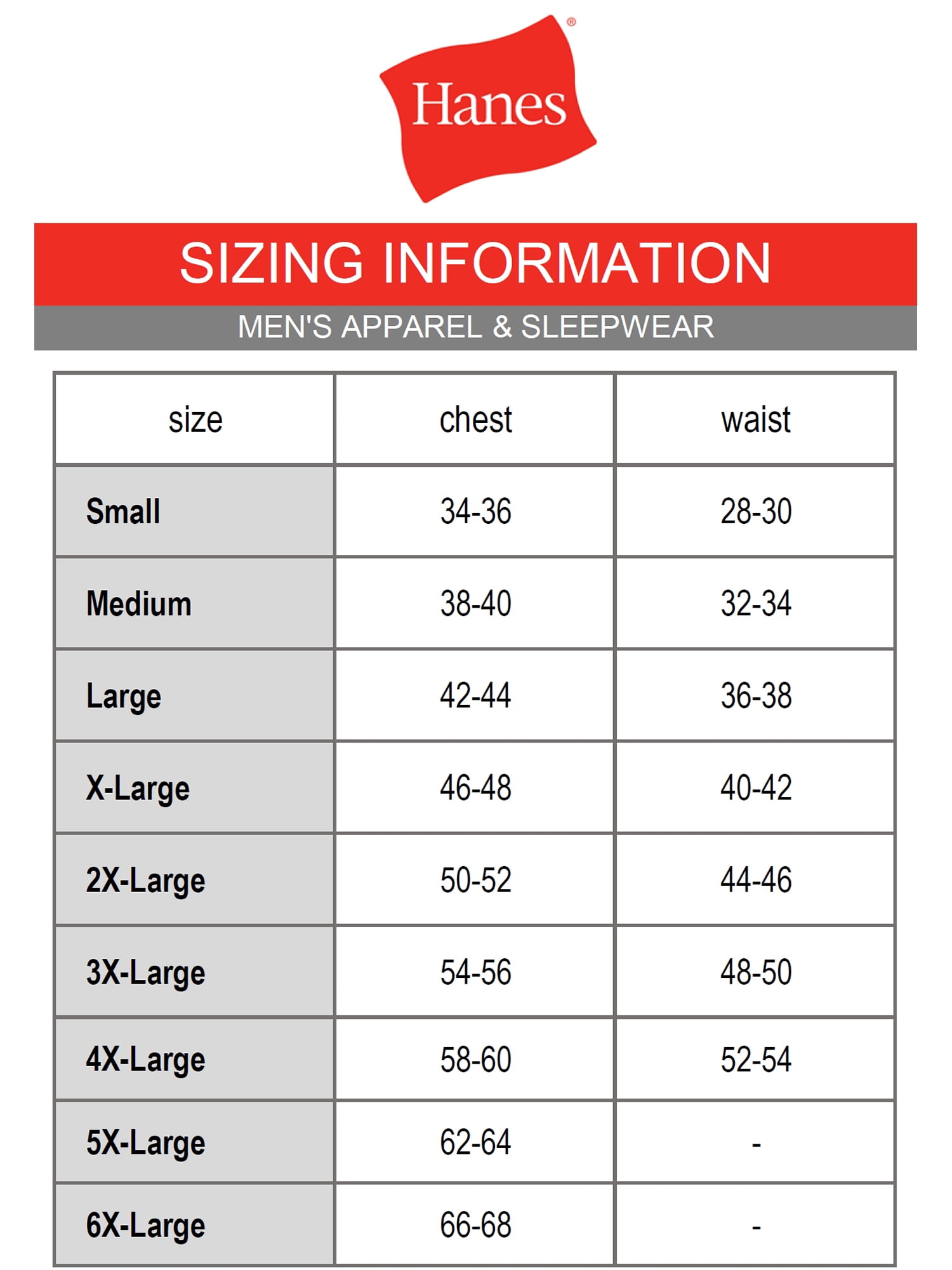 Hanes ecosmart hoodie store size chart