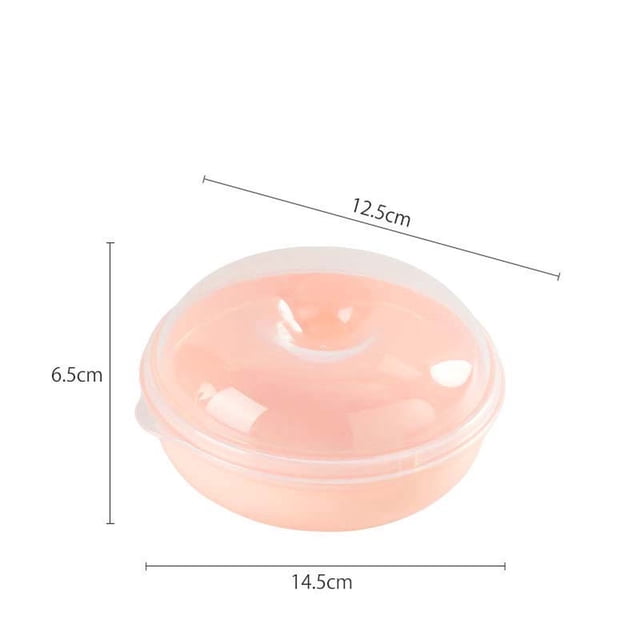 Birdeem Fruit Nut Box Portable Breakfast Bread Preservation Box Round Microwave Food Storage Box