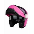 thumbnail image 3 of Casco Abatible De Moto Kov Litio Zurf Rosa Mate Dot, 3 of 5