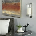 thumbnail image 2 of DecMode Silver Aluminum Geometric Pillar Wall Sconce, 2 of 8