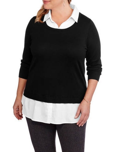 faded glory plus size sweaters