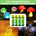 thumbnail image 4 of JINTION Rechargeable AAA Batteries, 8 Pack NiMh 600mAh 1.2v AAA Rechargeable Battery for Solar Lights Lantern, 4 of 5