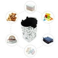 thumbnail image 7 of Yayeee Freestanding Laundry Hamper with Handle Collapsible Large Storage Basket for Clothes, Green Dinosaur Pattern, 7 of 7