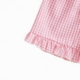 thumbnail image 5 of TOWED22 Toddler Baby Clothes 2pcs Sets Short Sleeve Crew Neck Shirt Tee + Shorts Princess Summer Outfits Casual Clothing(Pink,6-12M), 5 of 6