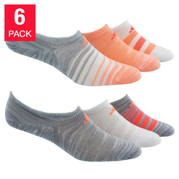 Adidas Ladies' 6-pair Climalite Superlite No-show Sock (ORANGE) -  Walmart.com
