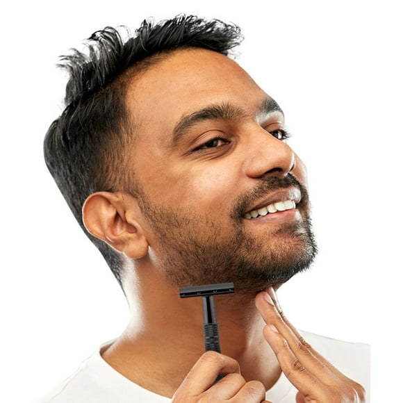 FcBaudy Razors for Men Style Shaver Manual Shaver Retro Beard Blade Stainless Steel Double-sided Blade Shaving Shaver Shaver