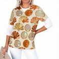 thumbnail image 5 of Feancey Thanksgiving Scrubs Tops for Women with Pockets Novelty Turkey Print Working T-Shirts Nurse Casual V Neck Scrub Shirts Holiday Workwear Multicolor L, 5 of 7