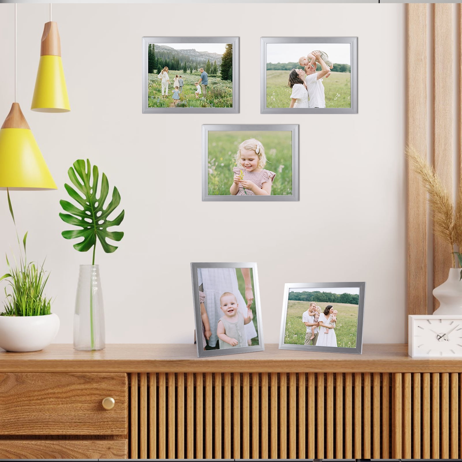 12 Pack 8.5x11 Picture Frame for Wall Mounted and Tabletop Display
