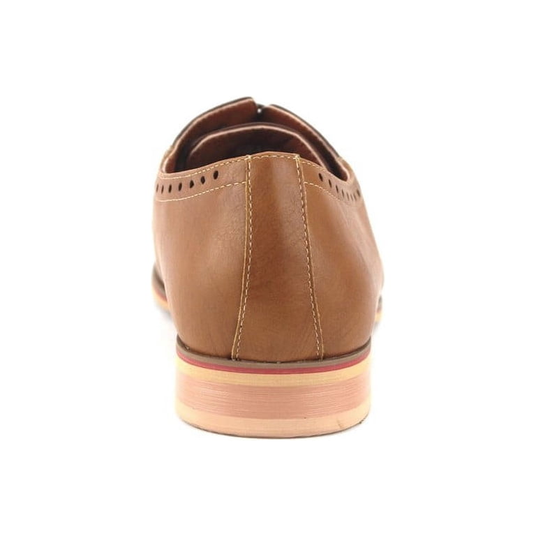 Aldo Two Toned Men\'s Canvas Oxfords Aldo Two Tone brown Canvas Leather Casual Lace Up Oxfords  main image 3