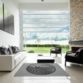 thumbnail image 7 of Ahgly Company Machine Washable Indoor Round Transitional Grey Gray Area Rugs, 8' Round, 7 of 7