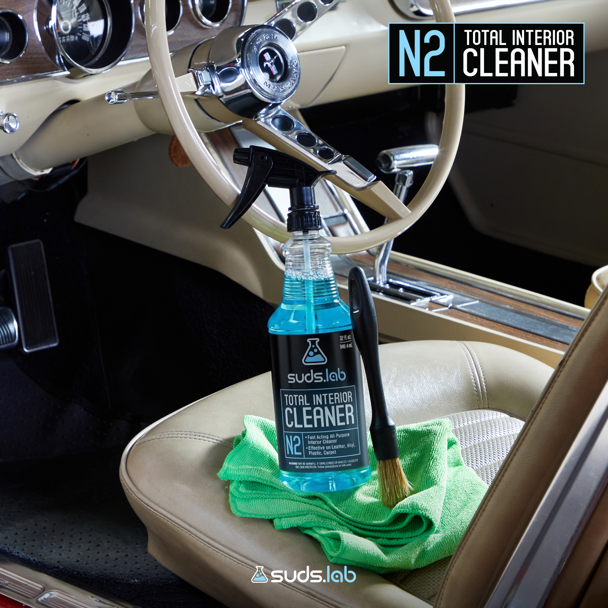 Suds Lab N2 Interior Cleaner, 32 oz Spray photo 4