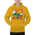 thumbnail image 2 of Officially Licensed Coca Cola Harmony Smiley Sun Men's Hoodie, 2 of 3
