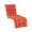 Red, variant on Demi Bonn Outdoor Seating Cushions, Patio Lounge Chaise Cushion with String Ties for Garden Poolside, Black