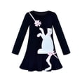 thumbnail image 1 of Robe Fille Coton Décontractée Manches Longues Chat Brodé 3 Ans, 1 of 6
