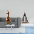 thumbnail image 2 of Estatua de , figura de resina, escultura, adorno de madera, artesanía creativa de animales, ideal para regalar, decoración del hogar, escritorio, 2 of 8
