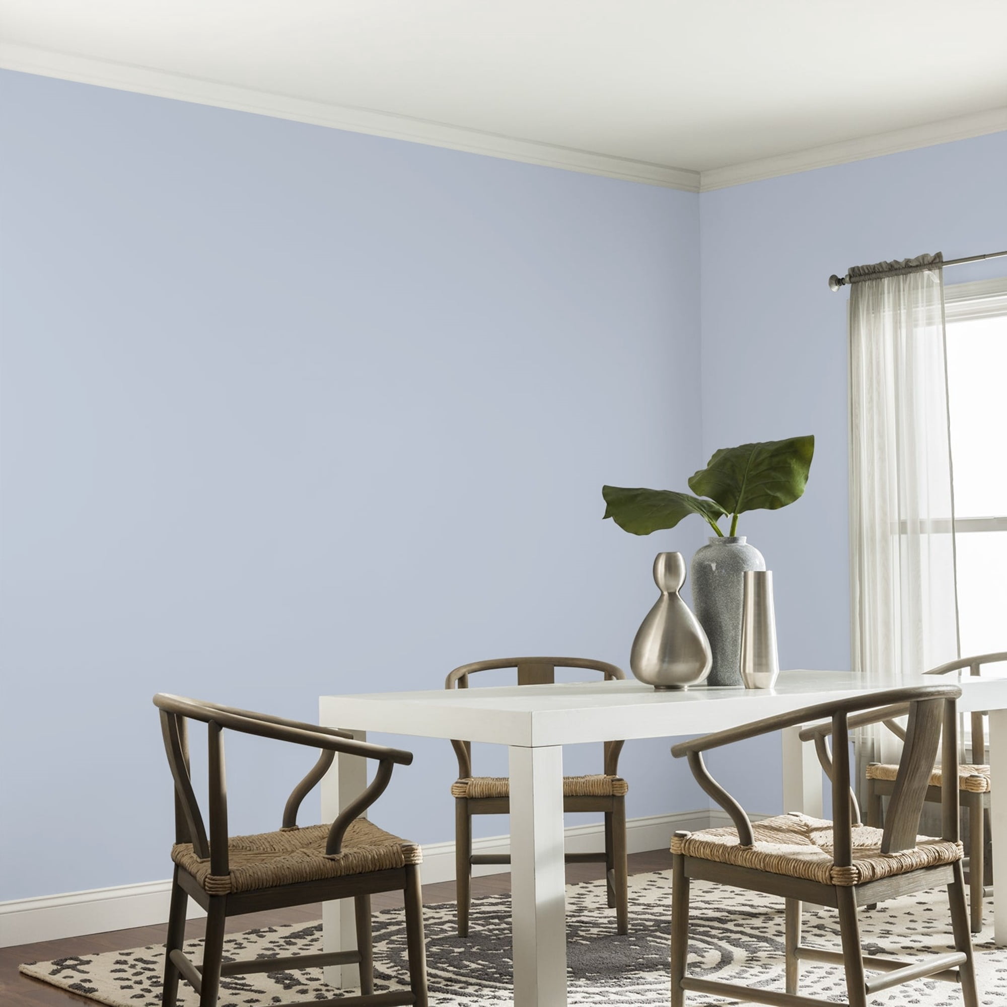 Glidden Fundamentals Northern Exposure / Blue, Eggshell Interior Paint, 1 Quart