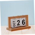 thumbnail image 4 of Wooden Calendar Daily Desk Calendar Perpetual Calendar Blocks Home Calendar Wooden Desk Calendar Table Top Calendar Desk Calendar Blocks Calendars Office Display Bamboo Vintage, 4 of 5