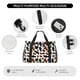 thumbnail image 4 of Balery Brown Black Cow Bolsa de Gimnasio para Mujeres, Bolsa de Viaje con Bolsillo Húmedo, Bolsa de Fin de Semana para Mujeres, Bolsa de Viaje Resistente al Agua, 4 of 7