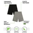 thumbnail image 2 of RBX Boys Athletic Shorts - 2 Pack Performance Mesh Jersey Gym Shorts with Elastic Waistband (8-16), 2 of 6