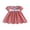 Red, variant on BemeyourBBs Kids Toddler Baby Girl 4th of July Dress Fourth of July Outfit Baby Girl Patriot Independent Day Dress Short Sleeve Plaid Stars American Flag Embroidery Scalloped Summer Dress