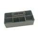 thumbnail image 5 of Organizador de caja apilable de caja portátil Organizador de maquillaje de 8 Compartimentos de limpieza con mango Bin de canasta dividida para Gris, 5 of 8