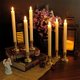 thumbnail image 3 of Paquete de 6 Velas LED Brillar con control remoto y temporizador luz blanca cálida parpadeante marfil, 3 of 5