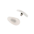 thumbnail image 1 of 1 Par Rosca En Los Cojines De De Jade Lente Vidrios De Gafas de terre Blancas Blanco Salvador Jade jade almohadillas de nariz, 1 of 5