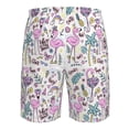 thumbnail image 6 of Kdxio Summer with Flamingo Pattern Mens Casual Shorts - Drawstring Summer Beach Sports Shorts for Men, 6 of 9