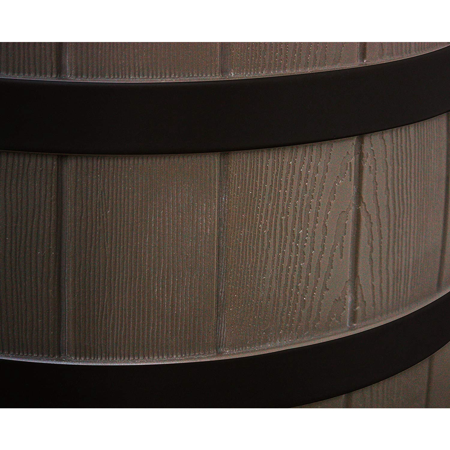 Good Ideas Rain Wizard 40 Gallon Rain Barrel with Darkened Ribs - Oak
