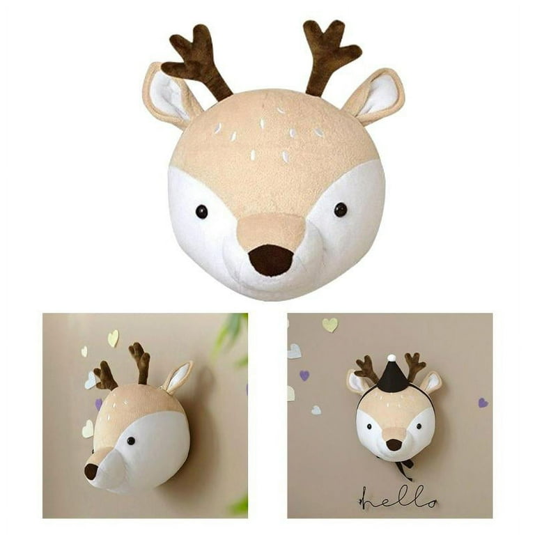 Plush deer mount sales