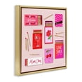 thumbnail image 2 of Stupell Industries Contemporary Je T'aime Romantic Matchbox Set Gold Floating Frame Canvas Art, 25 x 25, by Rachael Reese, 2 of 8