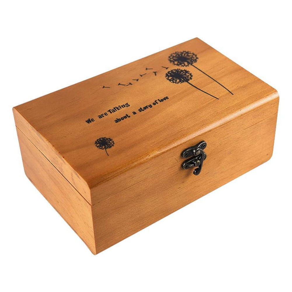 Storage Case Organizer Gift Sewing Box Multifunctional Empty Wooden DIY Portable 