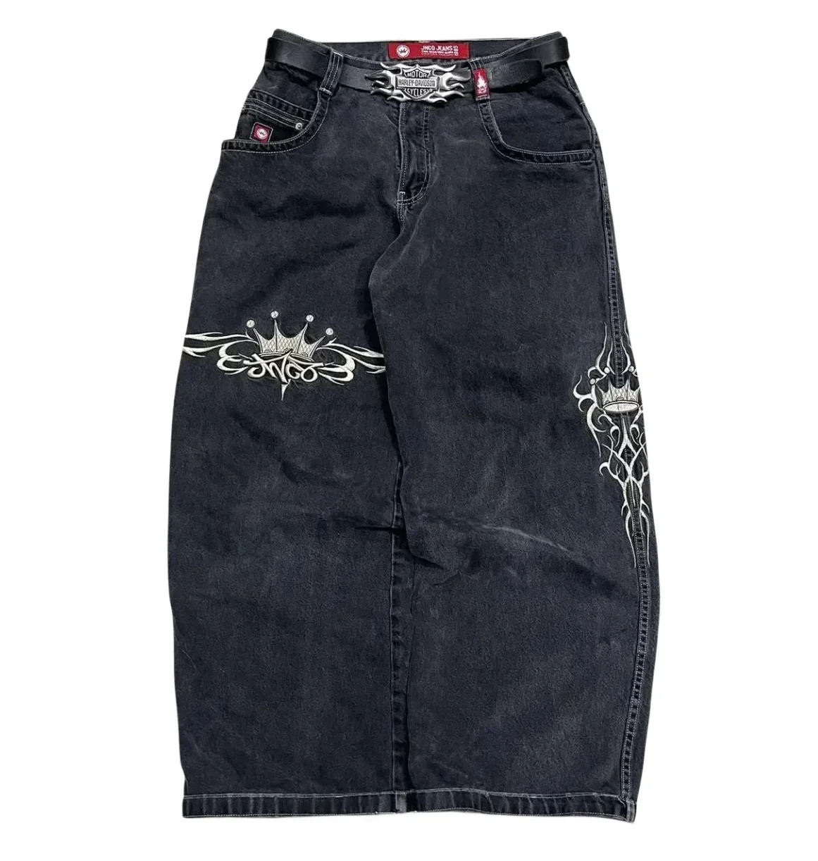 Retro Skull JNCO Jeans New Harajuku Hip Hop Graphic