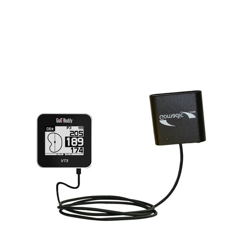 Portable Emergency AA Battery Charger Extender suitable for the Golf Buddy VT3 - with Gomadic Brand TipExchange Technology