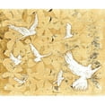 thumbnail image 3 of St Hilaire, Elizabeth 14x12 Black Modern Framed Museum Art Print Titled - Birds on Brown, 3 of 5
