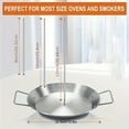 thumbnail image 4 of Clearance! Gyro Pan with Skewer, 304 Stainless Steel Vertical Skewer Pan, Gyro Cooking Plate, Gyro Pan with Skewer for Oven, For Tacos Al Pastor, Shawarma Kebabs Smoker Oven BBQ Dishes, 4 of 9