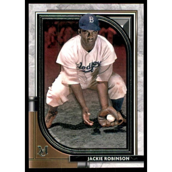 2021 TOPPS MUSEUM #93 JACKIE ROBINSON BROOKLYN DODGERS