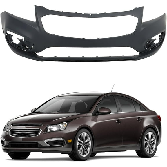 OTTULUR Front Bumper Cover Replacement for 2015 Cruze 2016 Cruze Limited Primed 94525910 GM1000976