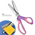 thumbnail image 4 of Honeeladyy 1 PC Stainless Steel Pinking Shears Comfort Grip Craft Zig Zag Cut Sewing Scissor, Professional Handheld Dressmaking for Fabric, Papers, 4 of 4