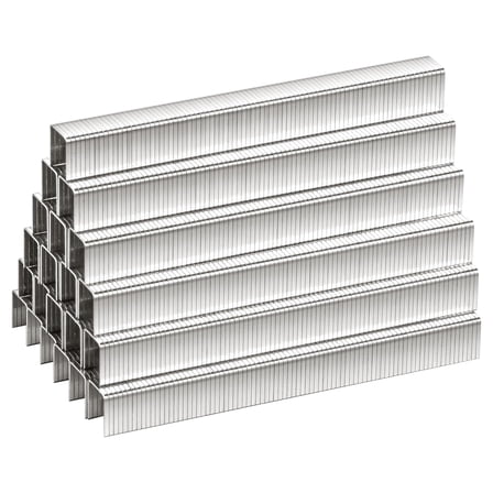 MEITE 20GA Stainless Steel T-50 Staples, 3/8" Crown 1/2" Length for Upholstery 1,512 Pcs/Pack(10 Packs)