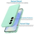 thumbnail image 5 of For Samsung Galaxy S25 Case, Liquid Silicone Phone Case for Samsung Galaxy S25, Ebizware Shockproof Full-Body Protective Rugged Rubber Slim Cover with Microfiber Lining - Mint Green, 5 of 10