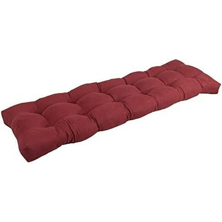 

Microsuede Tufted Bench Cushion 55 x 19 Red Wine