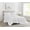 White, variant on Cannon Heritage 100% Cotton Waffle Weave Grey Full/Queen Blanket, Solid Casual themed, Adult Bedding, OEKO-TEX Certified